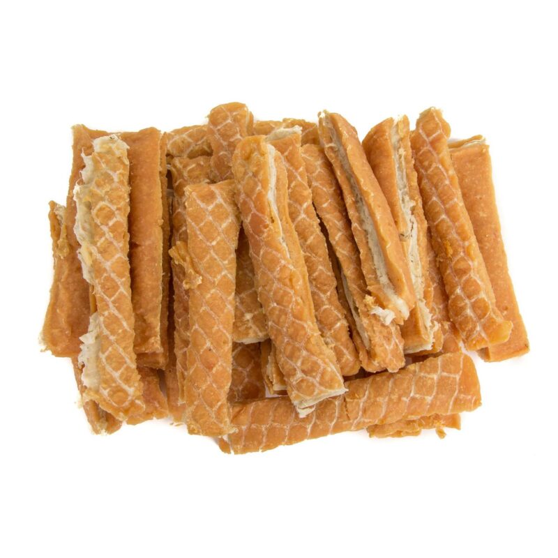 Przysmak NEKKO Paski skóry wołowej w kurczaku 500g