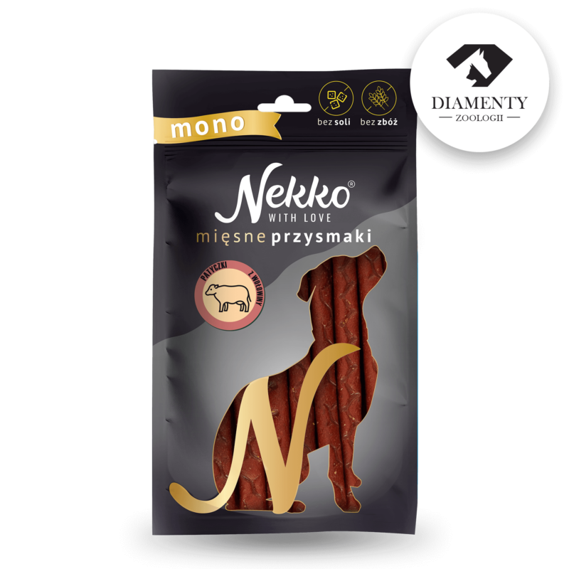 NEKKO Przysmak dla psa MONO – Patyczki z wołowiny 80g