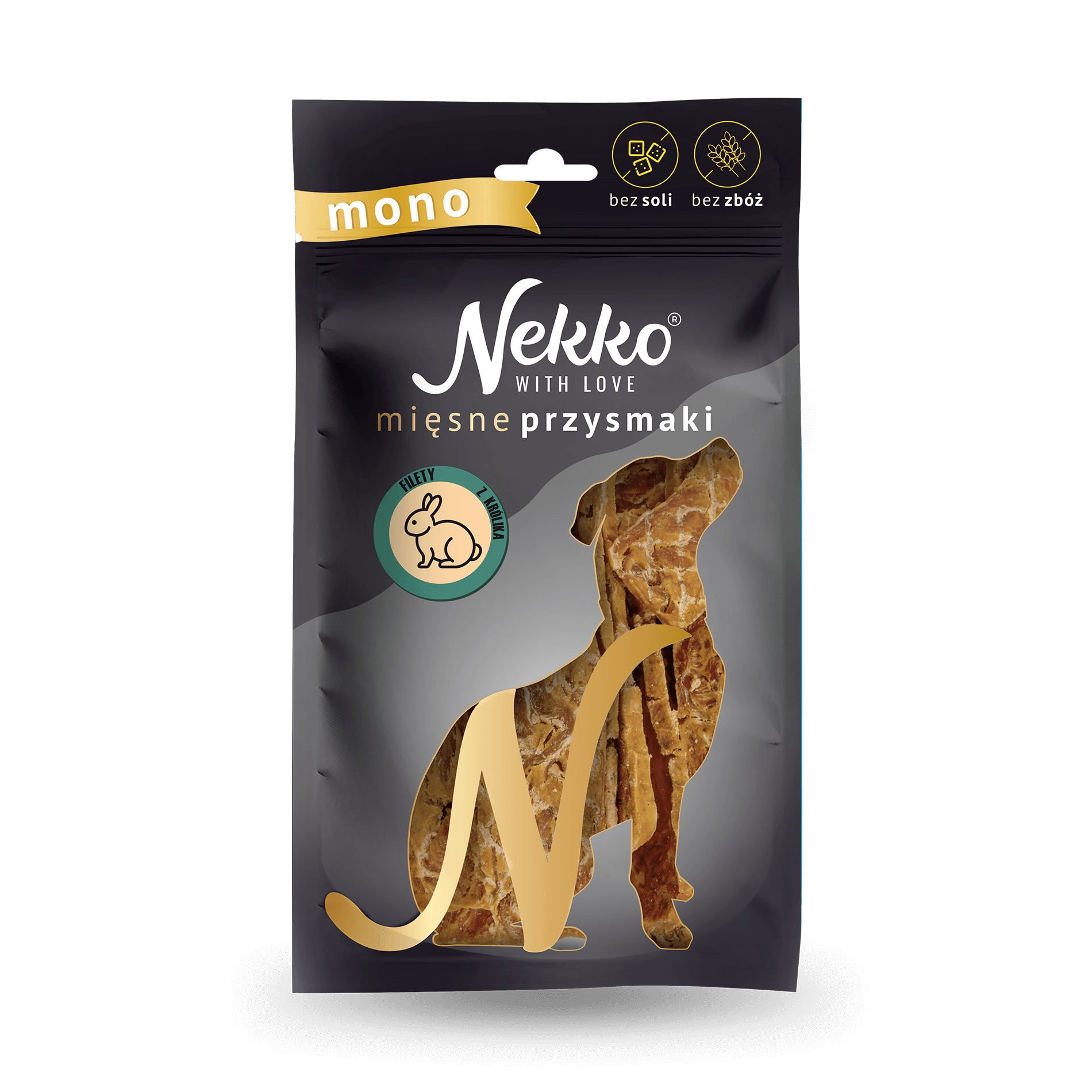 NEKKO Przysmak dla psa MONO – Filet z królika 80g