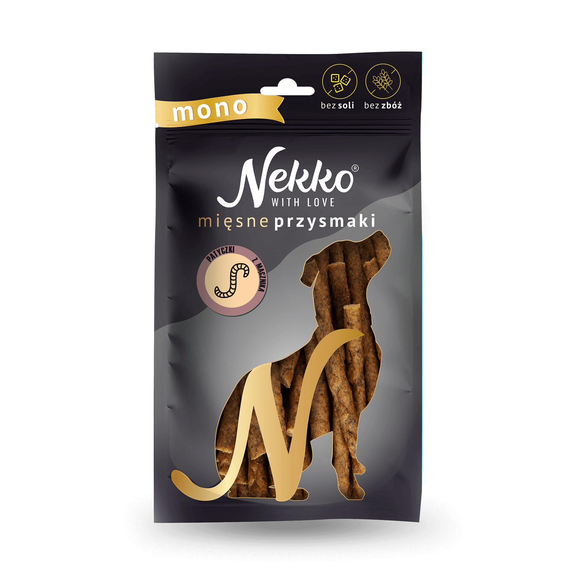 NEKKO Przysmak dla psa MONO – Patyczki z mącznika 80g