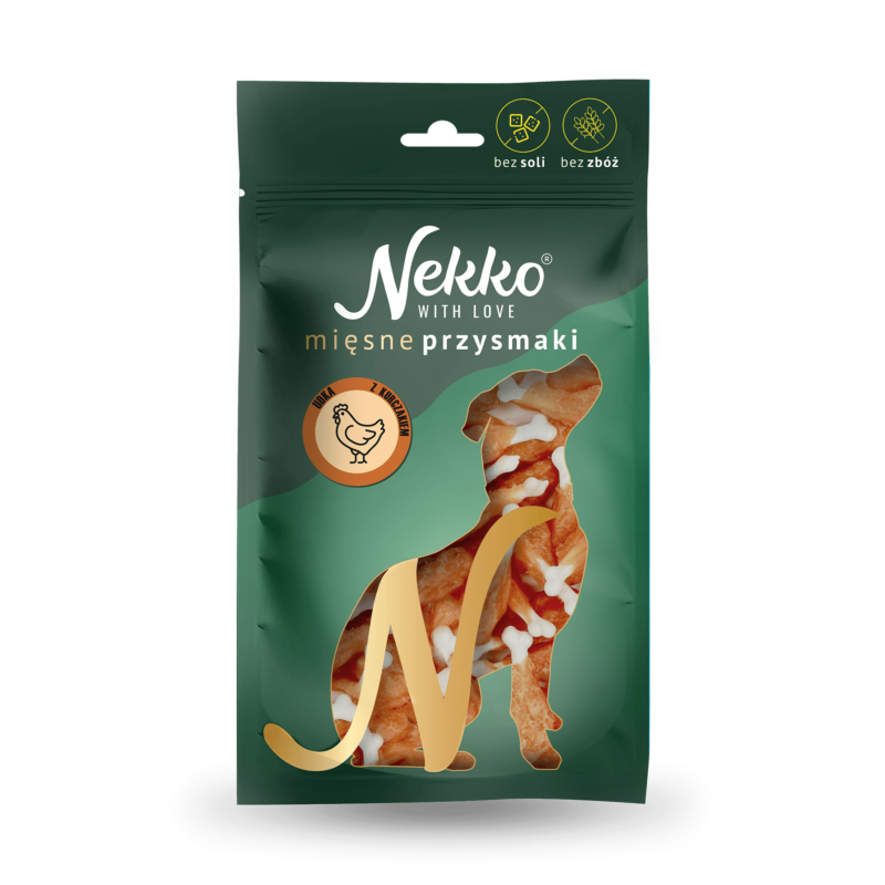 NEKKO Przysmak dla psa – Udka z kurczakiem 80g