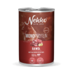 NEKKO MONOPROTEIN ADULT Bawół z ziemniakami puszka 400g