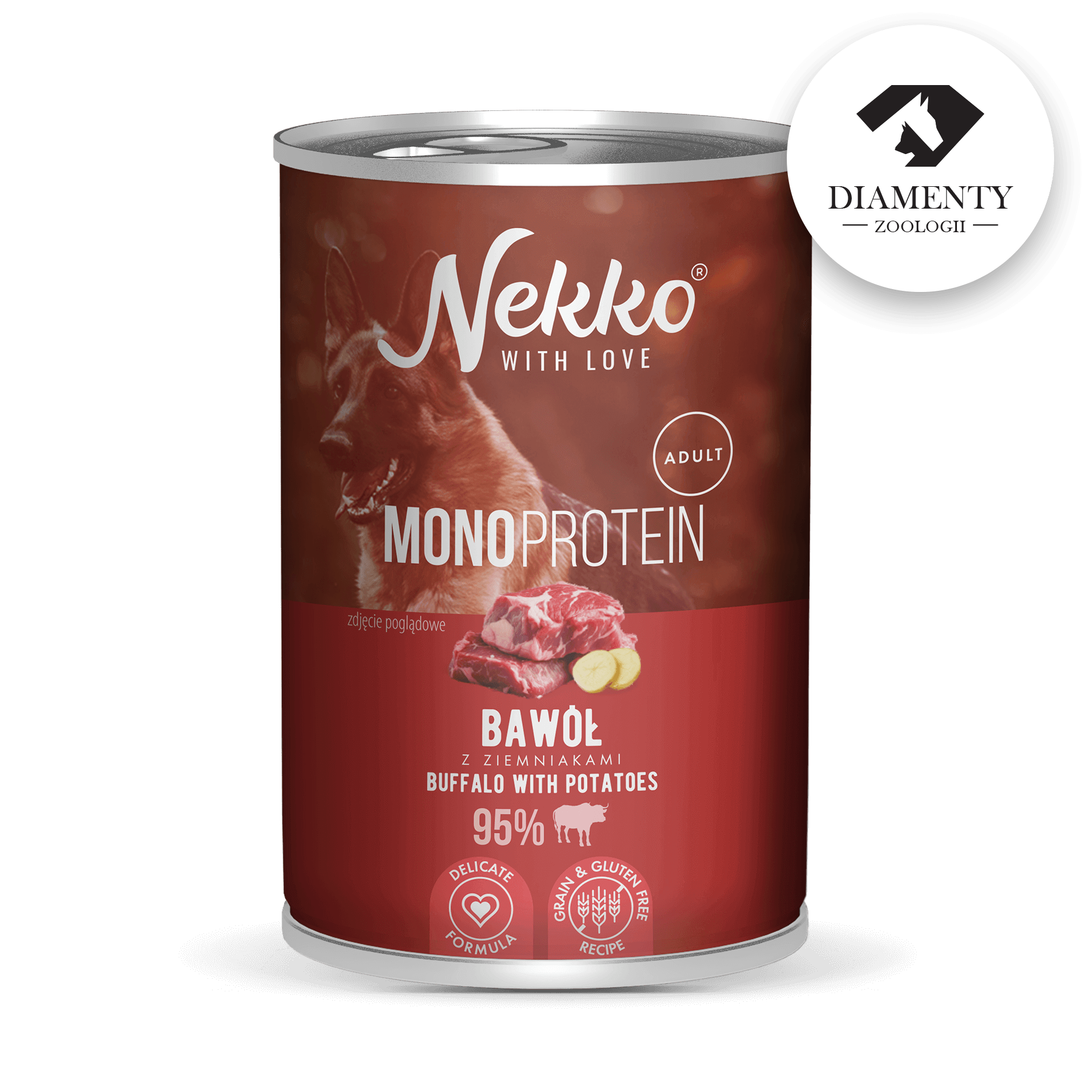 NEKKO MONOPROTEIN ADULT Zestaw Degustacyjny 7 smaków puszka 400g (7 szt.)