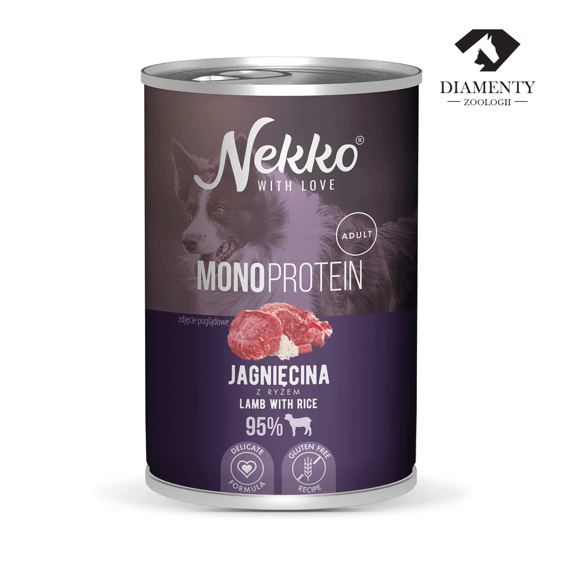 NEKKO MONOPROTEIN ADULT Zestaw Degustacyjny 7 smaków puszka 400g (7 szt.)