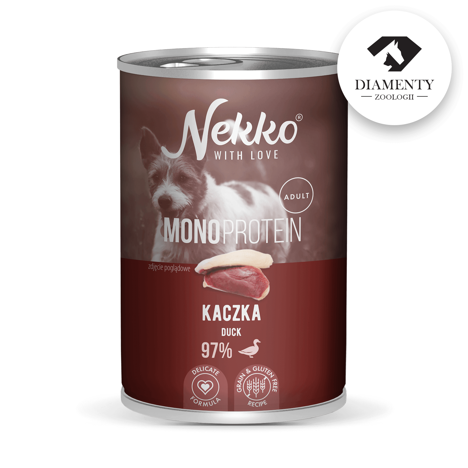 NEKKO MONOPROTEIN ADULT Zestaw Degustacyjny 7 smaków puszka 400g (7 szt.)