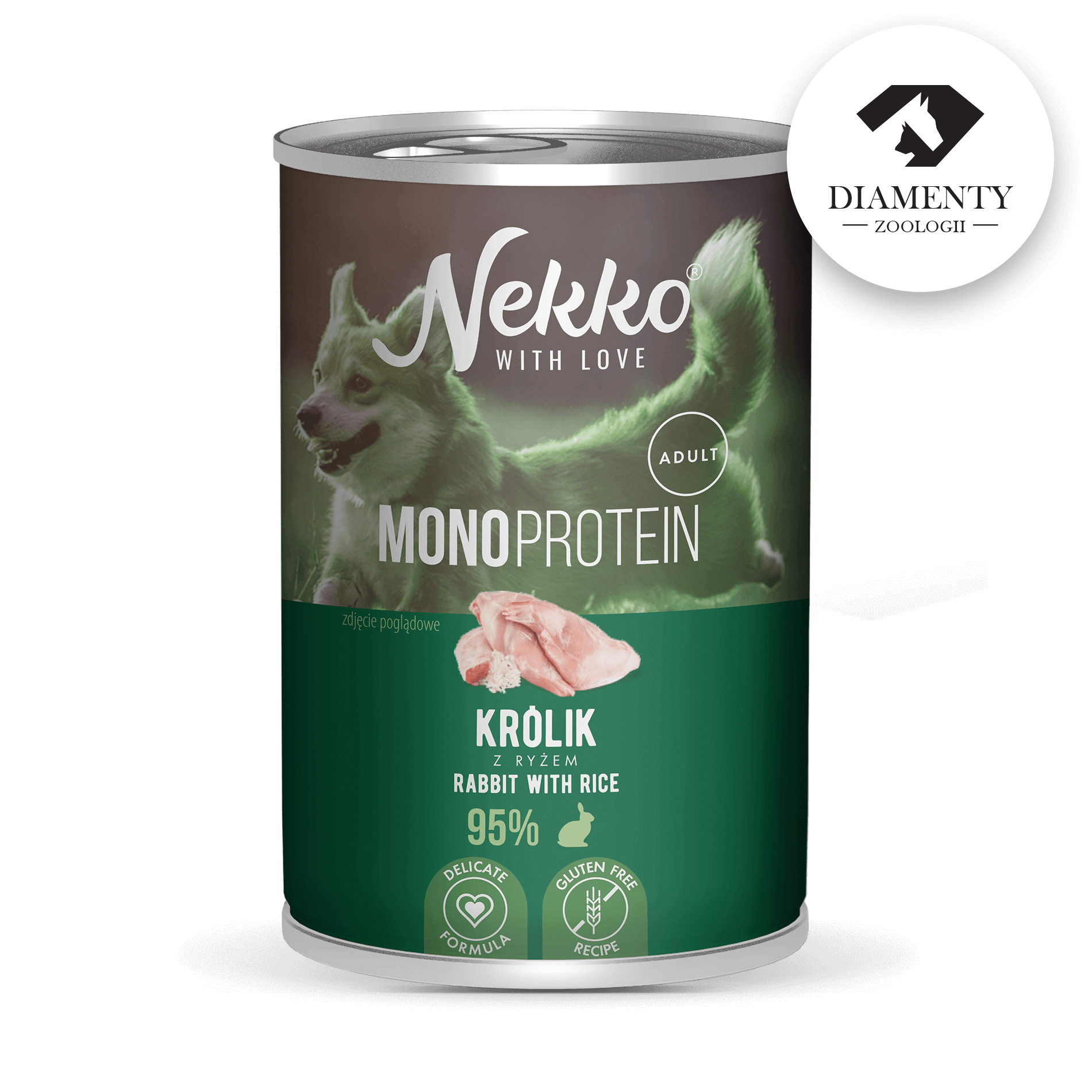 NEKKO MONOPROTEIN ADULT Zestaw Degustacyjny 7 smaków puszka 400g (7 szt.)