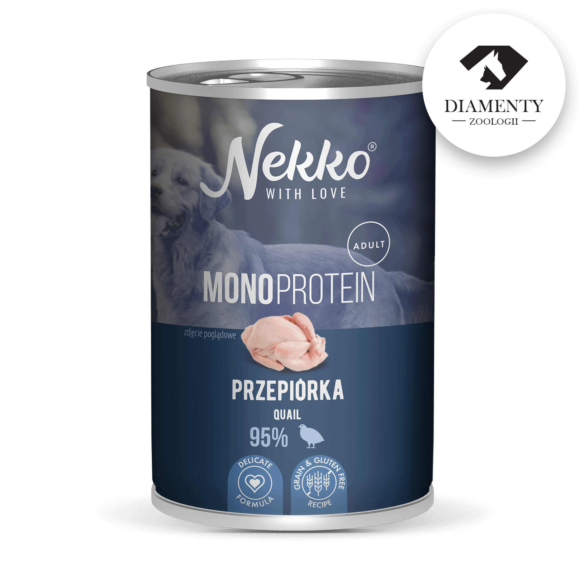 NEKKO MONOPROTEIN ADULT Zestaw Degustacyjny 7 smaków puszka 400g (7 szt.)