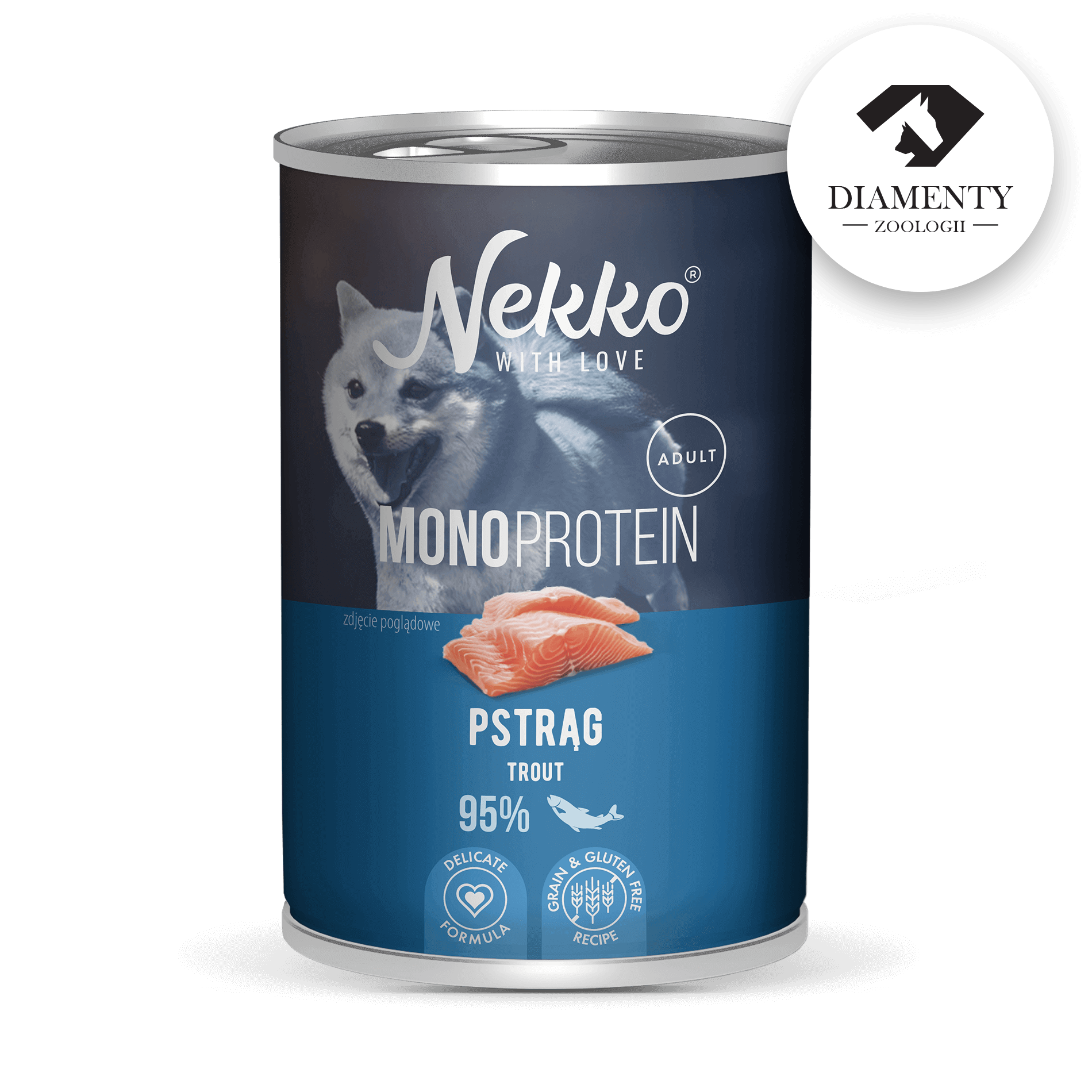 NEKKO MONOPROTEIN ADULT Zestaw Degustacyjny 7 smaków puszka 400g (7 szt.)