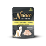 NEKKO SUPREME ADULT Pierś z kurczaka z szynką w bulionie saszetka 70g