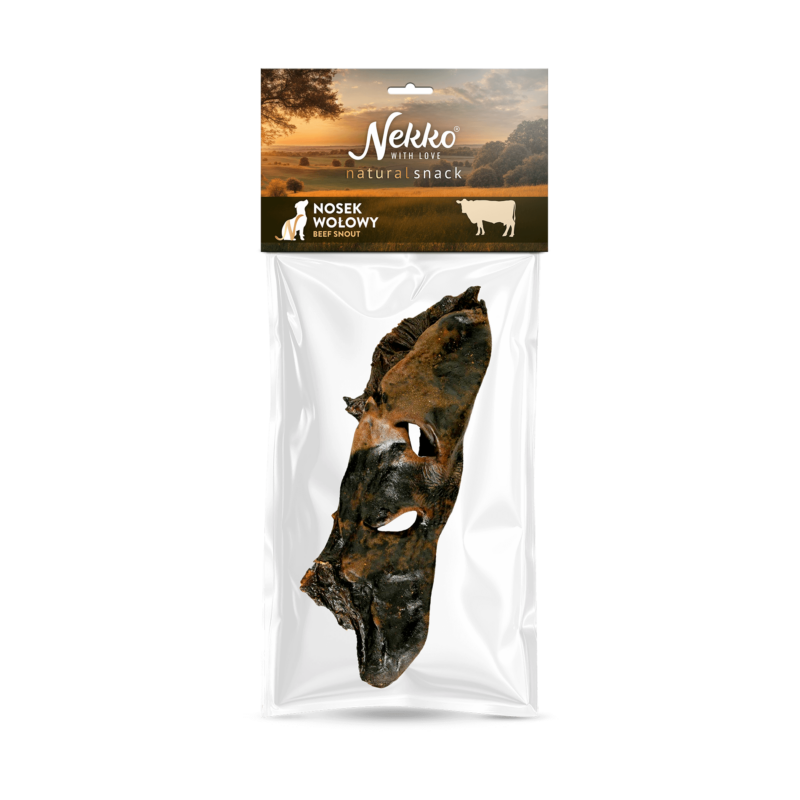 NEKKO NATURAL SNACK Nosek wołowy 1 szt.