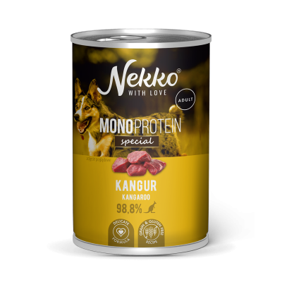 NEKKO MONOPROTEIN SPECIAL ADULT Kangur puszka 400g