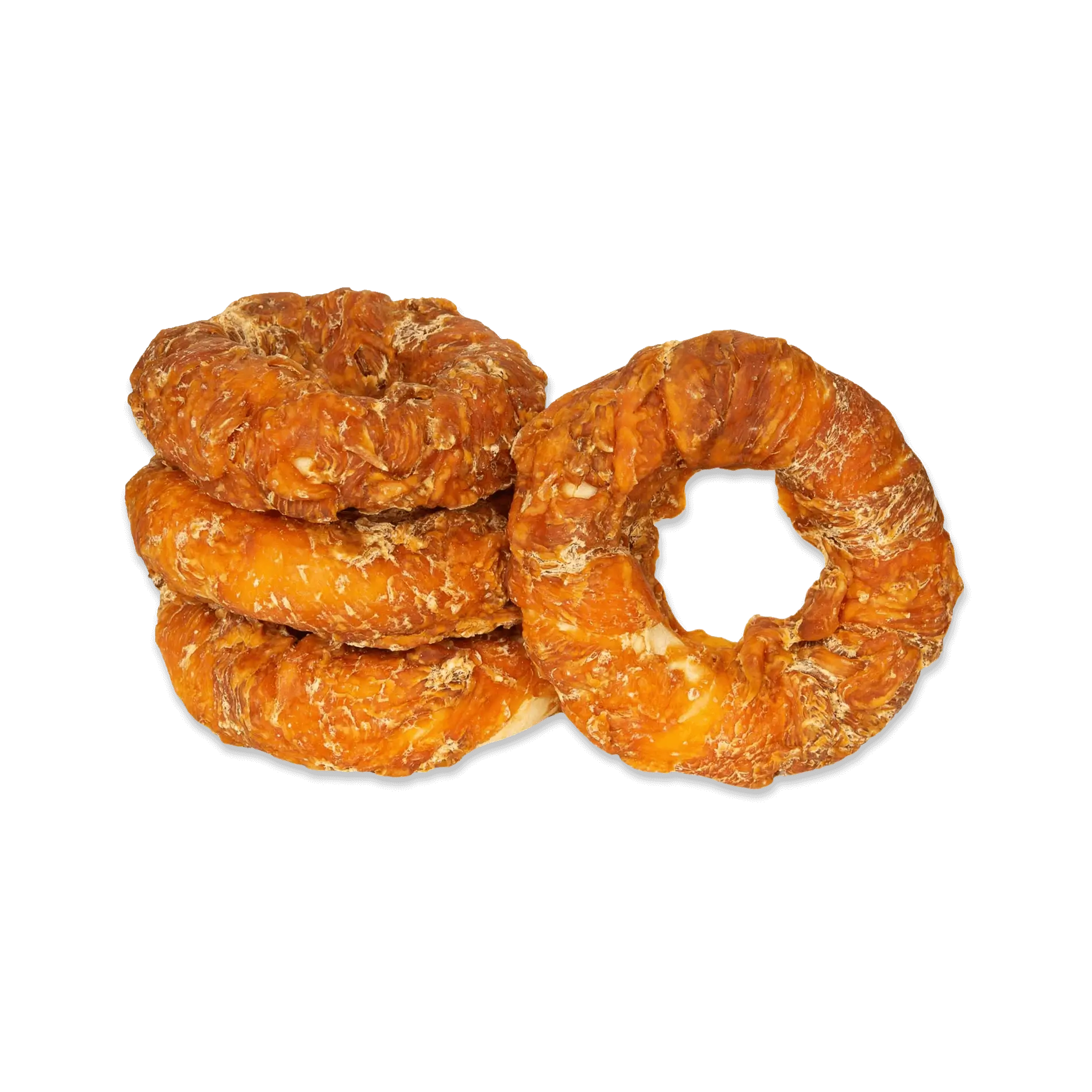 NEKKO Przysmak dla psa – Ringo wapienne owinięte kurczakiem 9cm 500g