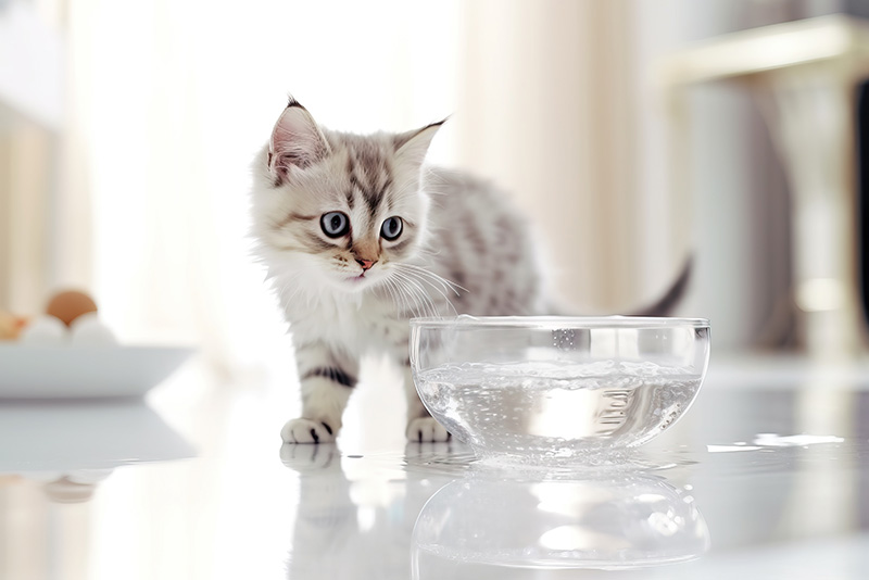 Kot nie chce pić wody – co zrobić?