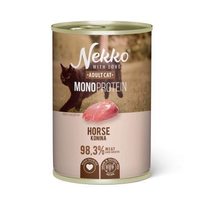 NEKKO MONOPROTEIN ADULT Konina 400g