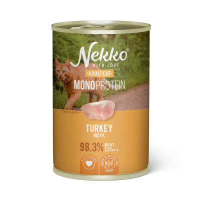 NEKKO MONOPROTEIN ADULT Indyk 400g