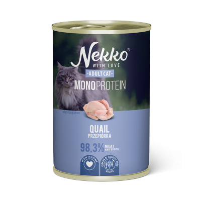 NEKKO MONOPROTEIN ADULT Przepiórka