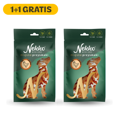 NEKKO Przysmak dla psa – Udka z kurczakiem (1+1 GRATIS)