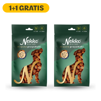 NEKKO Przysmak dla psa – Rollsy MINI kurczak/ryba (1+1 GRATIS)