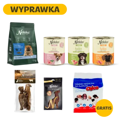 NEKKO Wyprawka dla szczeniaka - średnie i duże rasy (7 szt.)